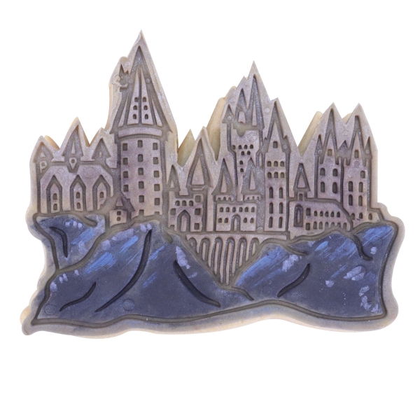 Ausstecher mit Prägung - Schloss Hogwarts